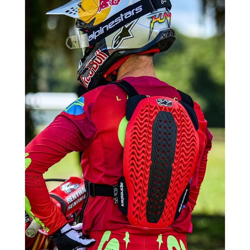 Alpinestars A-5 Plasma musta-puna-valkoinen rintasuojain