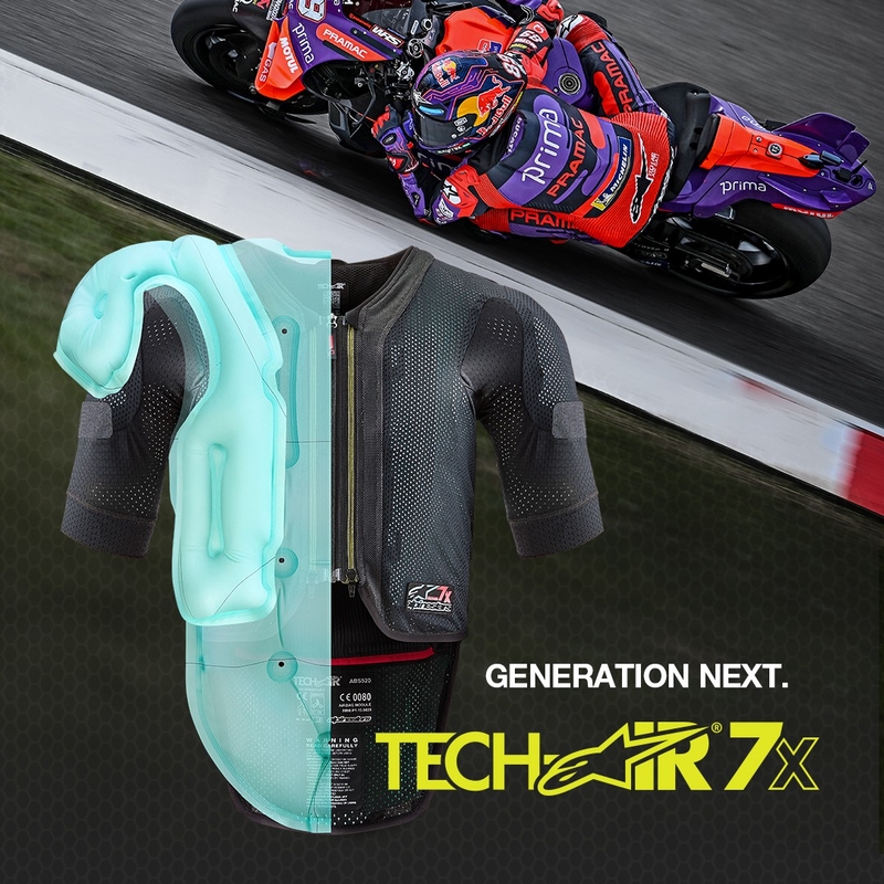 Turvatyynyliivi Alpinestars TECH-AIR®7X järjestelmä musta-punainen alennusmyynti