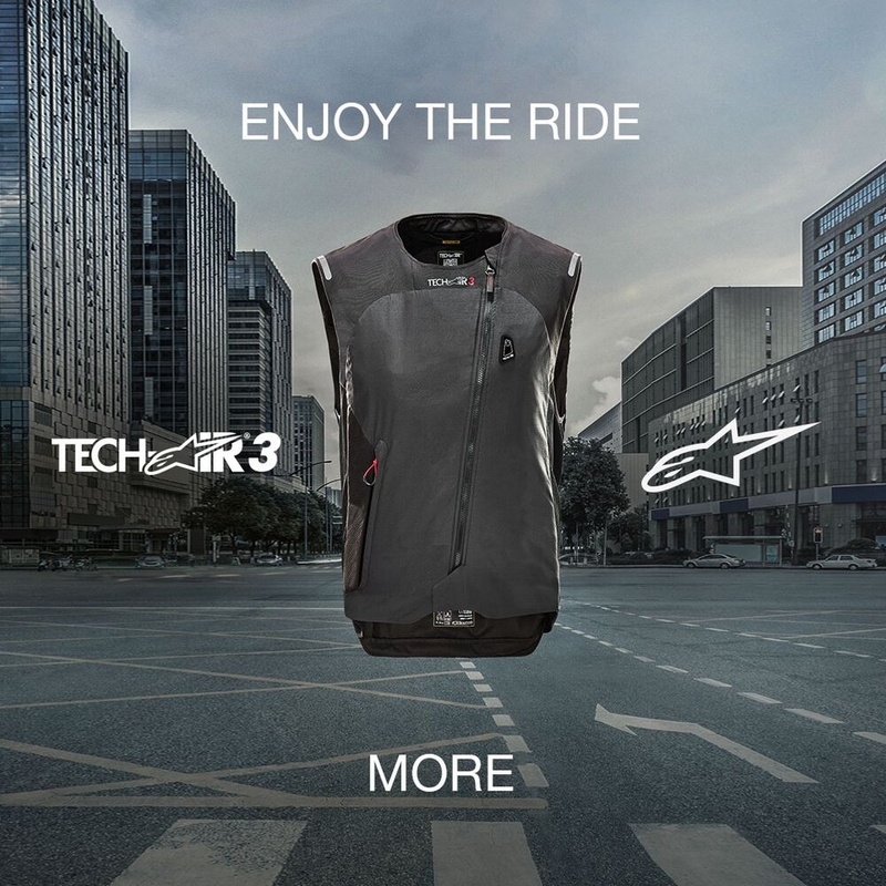 Alpinestars TECH-AIR®3-järjestelmä fluo-kelta-musta turvatyynyliivi