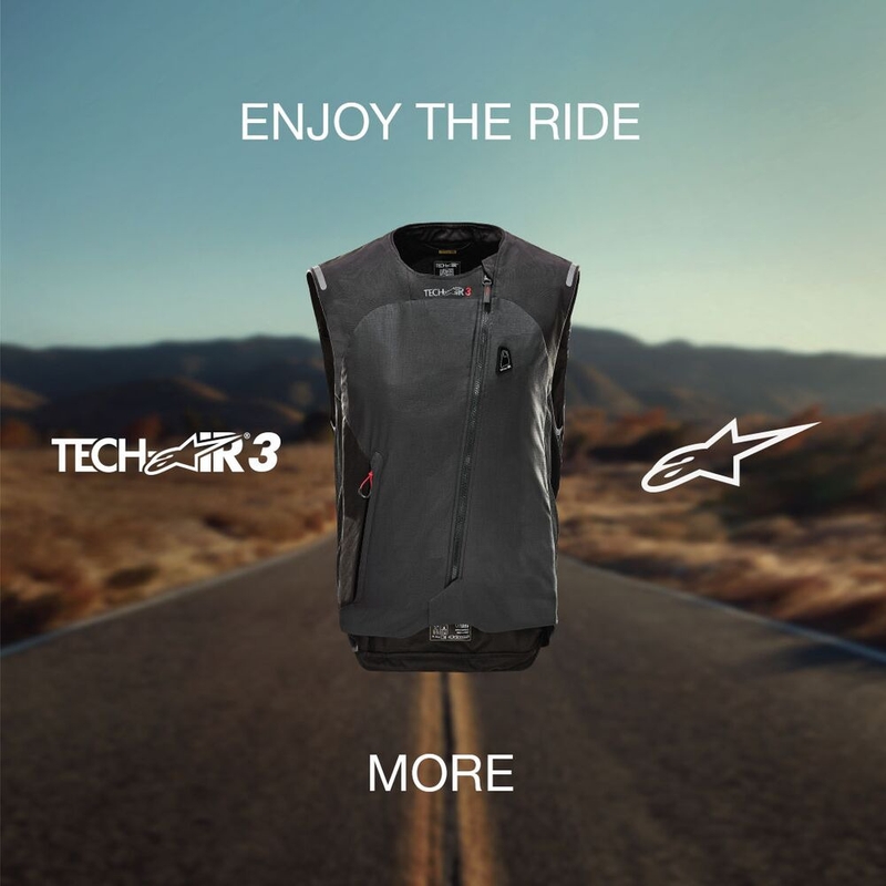 Alpinestars Stella TECH-AIR®3 system naisten airbag-liivi musta-tummanharmaa