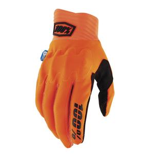 Motocross-hanskat 100% Cognito Smart Shock fluo oranssi