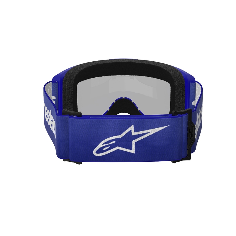 Alpinestars Vision 3 Wordmark motocrosslasit sininen, hopea peililinssi