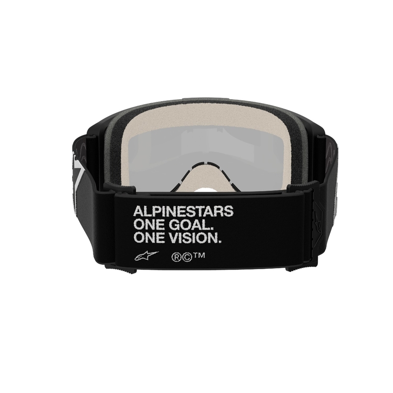 Alpinestars Vision 5 Corp motocross lasit musta peilattu hopea linssi