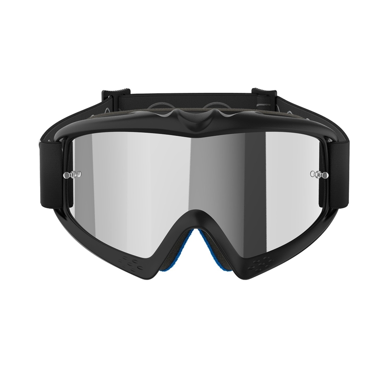 Alpinestars Vision Youth Corp lasten motocross lasit musta peilattu hopea linssi
