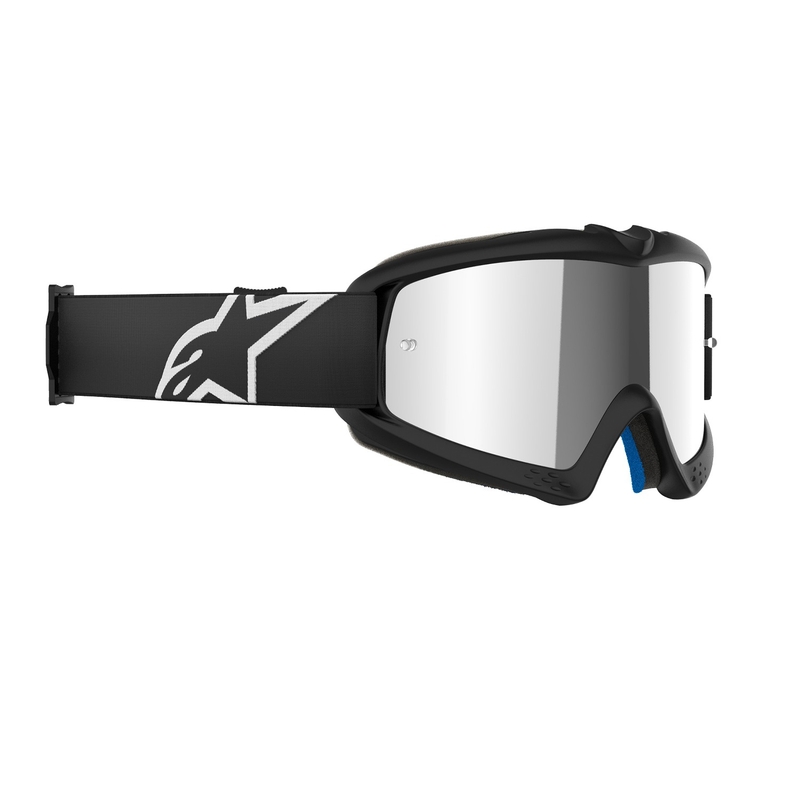 Alpinestars Vision Youth Corp lasten motocross lasit musta peilattu hopea linssi