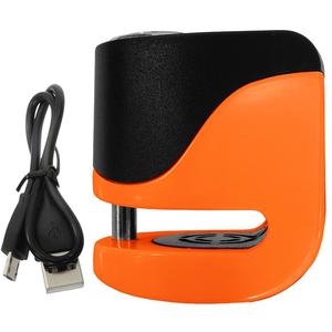 Levyjarrulukko hälytyksellä KOVIX KS6 oranssi