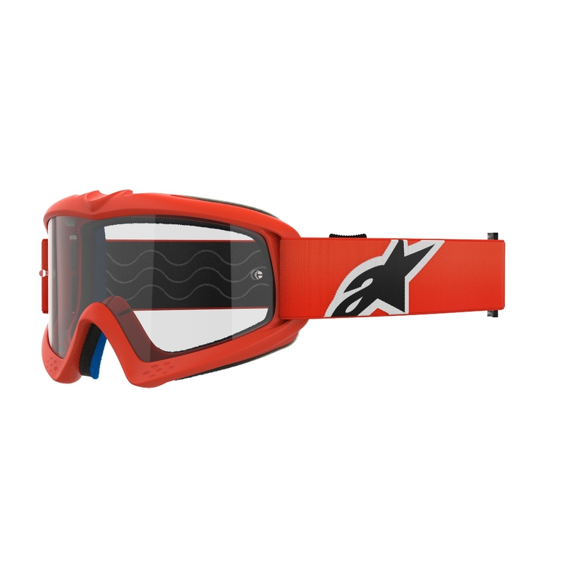 Alpinestars Vision Youth Corp lasten motocross lasit oranssi kirkkaalla linssillä