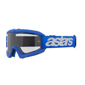 Alpinestars Vision Youth Blaze sininen lasten motocrosslasit kirkkaalla linssillä