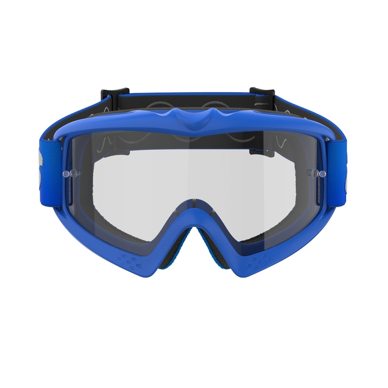 Alpinestars Vision Youth Blaze sininen lasten motocrosslasit kirkkaalla linssillä