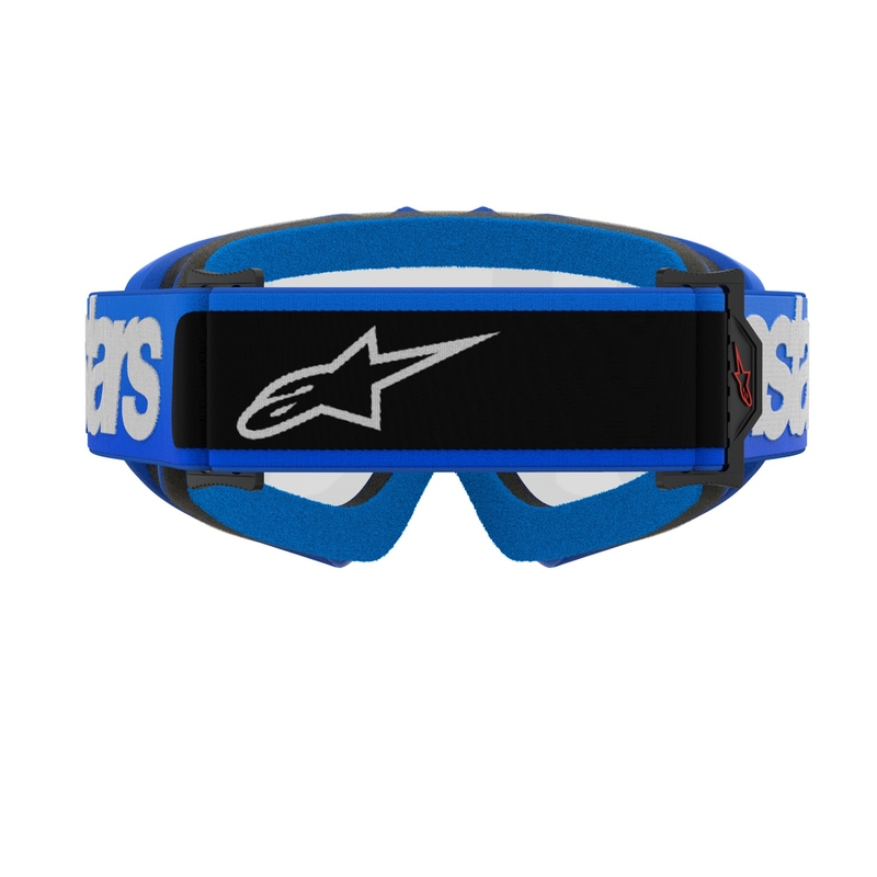 Alpinestars Vision Youth Blaze sininen lasten motocrosslasit kirkkaalla linssillä