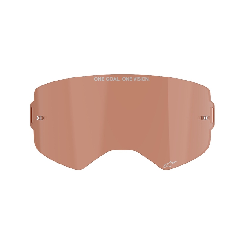 Plexi Alpinestars Supertech oranssi-ruskea-afterburn suojalaseihin.