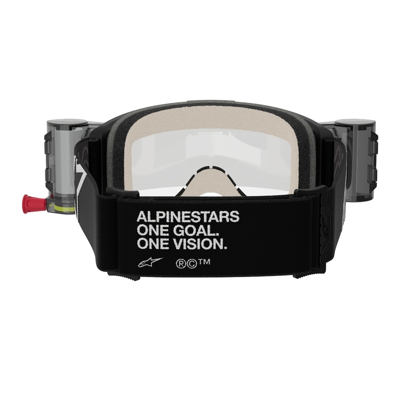 Alpinestars Vision 5 Corp ROLL-OFF Wide Vision Motocross suojalasit mustat kirkkaalla linssillä