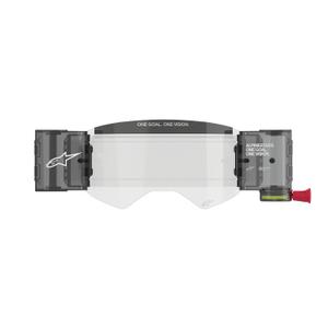 Vaihtosarja Alpinestars Roll-Off Wide Vision Supertech suojalaseille kirkas pleksilasi, jossa on nastat repäisylaseille.