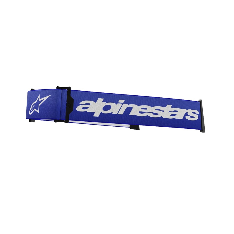 Alpinestars Supertech/Vision 8 sininen/valkoinen suojalasihihihna.