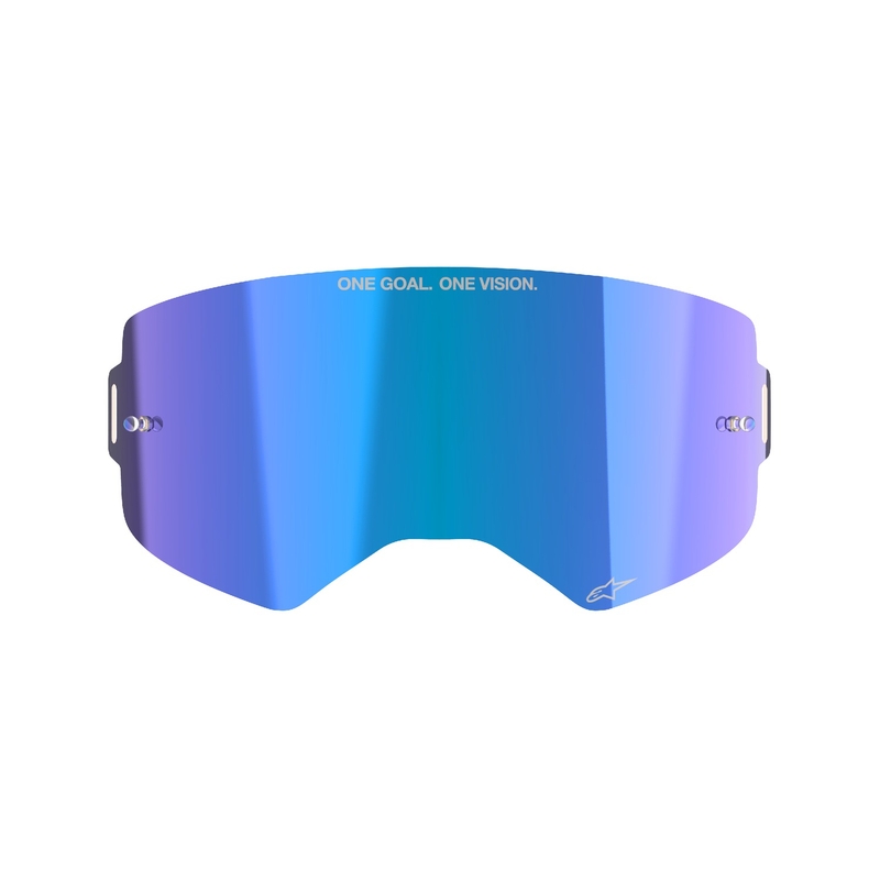 Plexilasi Alpinestars Supertech Absolute Vision™ suojalaseille peilin sininen