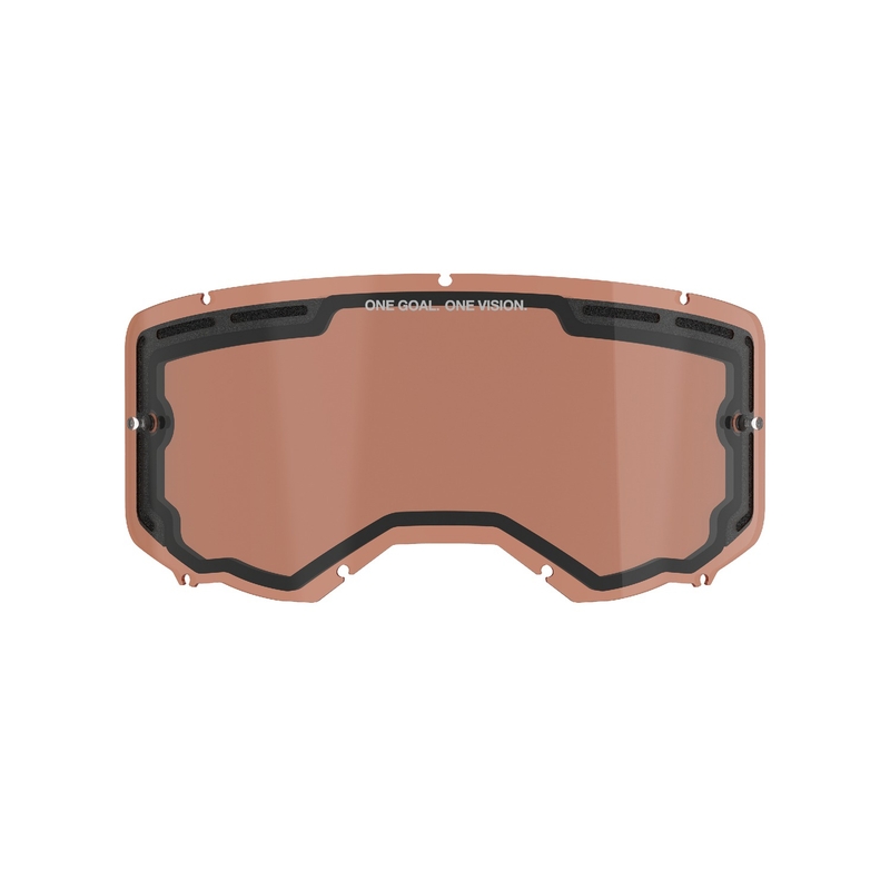Plexilasi Alpinestars Vision 8/5/3 double antifog oranssi ruskea afterburnille