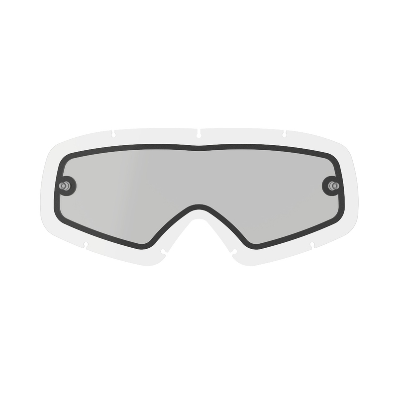 Alpinestars Vision Youth kaksinkertainen antifog kirkas valkoinen