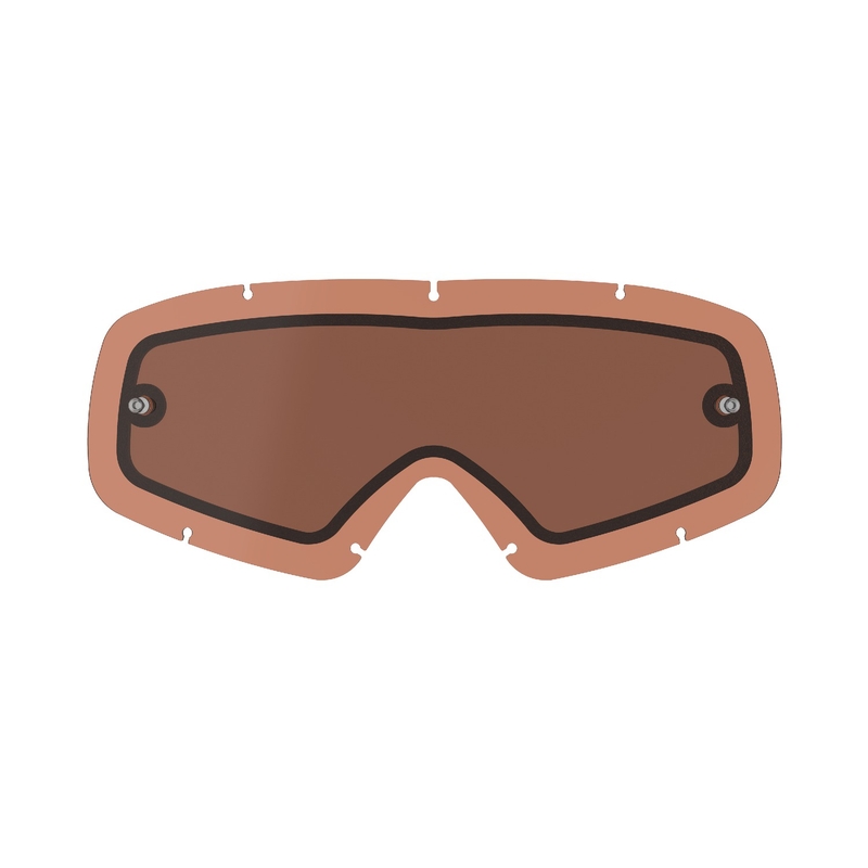 Alpinestars Vision Youth kaksinkertainen antifog oranssi-ruskea-afterburn