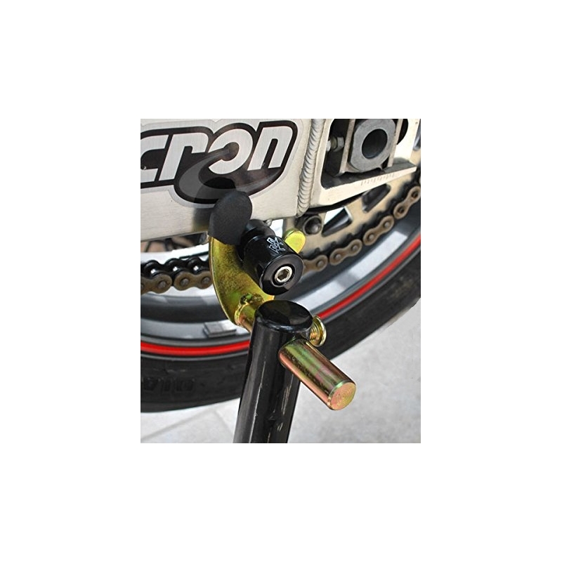 Takimmainen moottoriteline haarukoilla R-TECH-rullia varten.