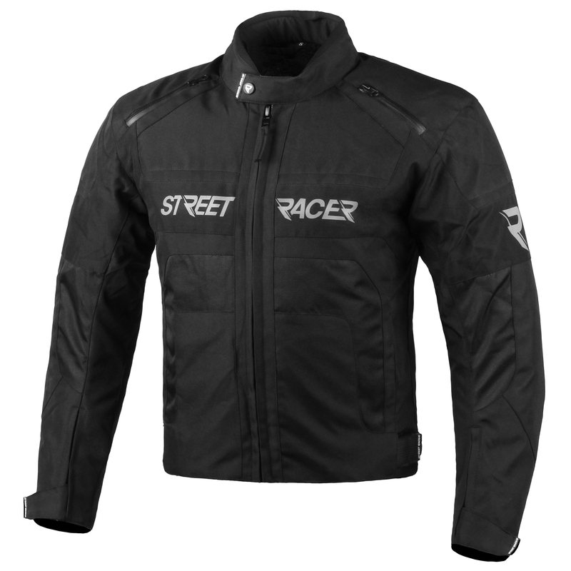 Bunda na motorku Street Racer Definit černá výprodej