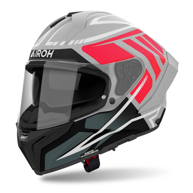Integrální helma na motorku Airoh MATRYX Rider matná červená