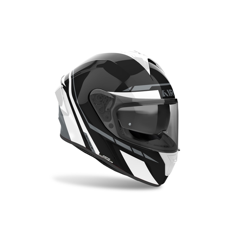 Integroitu moottoripyöräkypärä Airoh SPARK 2 Spinner kiiltävä valkoinen