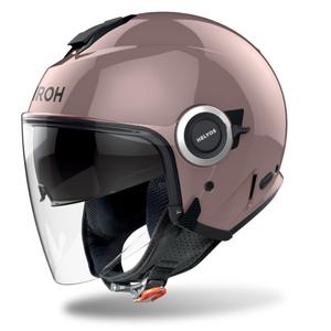 Avoin moottoripyöräilykypärä Airoh HELYOS Väri metallinen vaaleanpunainen
