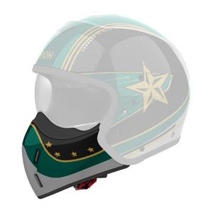 Leukasuoja Airoh J110 Command kypärille kiiltävä vihreä
