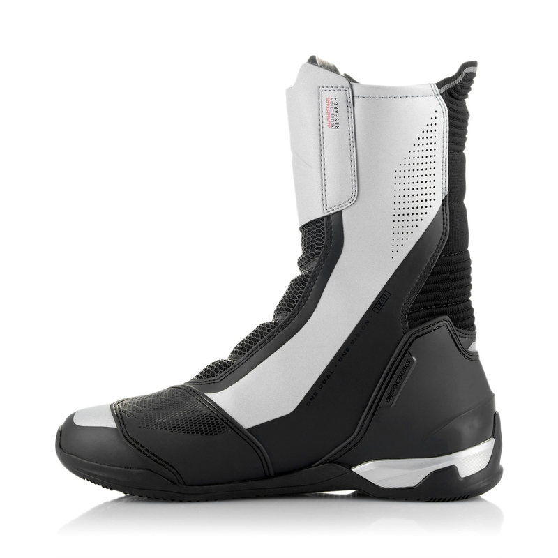 Alpinestars SP-X BOA moottoripyöräsaappaat musta ja hopea