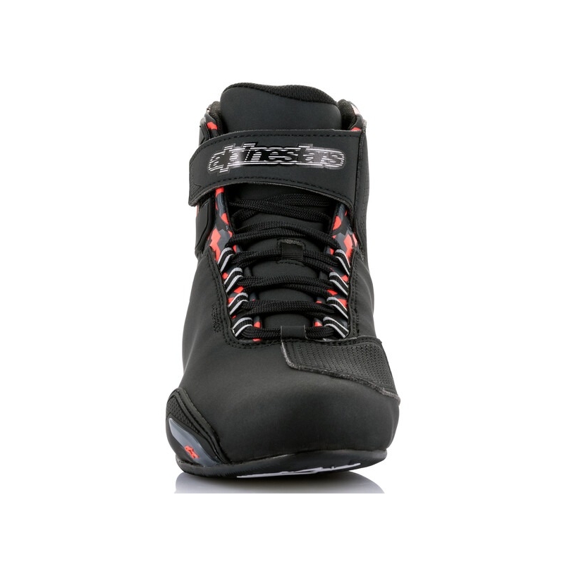 Alpinestars Sektor Vedenpitävä Musta-Punainen-Harmaa-Camo Moottoripyöräilykengät