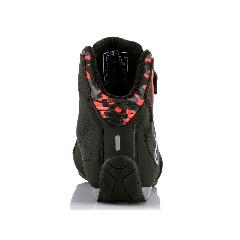 Alpinestars Sektor Vedenpitävä Musta-Punainen-Harmaa-Camo Moottoripyöräilykengät