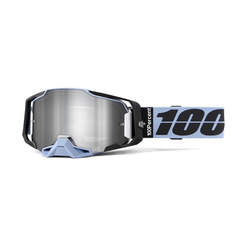 Motocross-lasit 100% ARMEGA PETROS hopea plexi 100% ARMEGA PETROS hopea plexi
