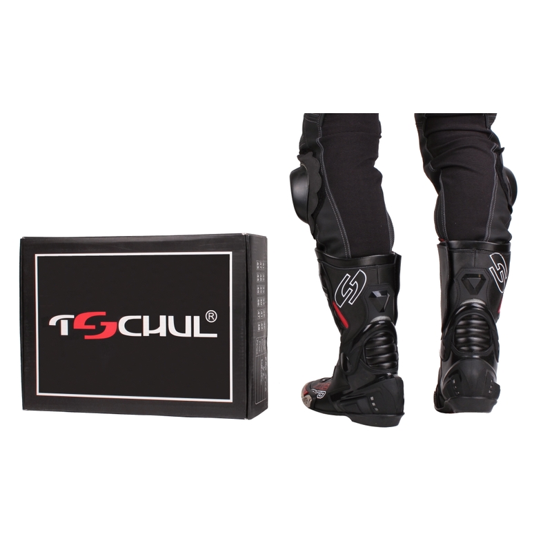 Boty na motorku Tschul TX6-Pro černé výprodej