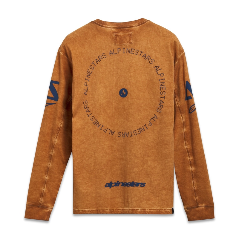 Tričko s dlouhým rukávem Alpinestars Nook Knit zrzavé