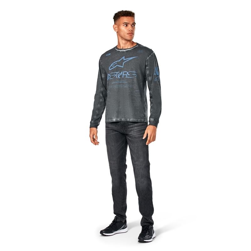 Tričko s dlouhým rukávem Alpinestars Nook Knit tmavě šedé
