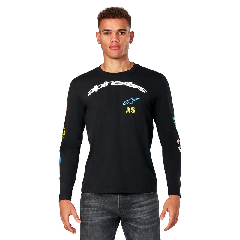 Tričko s dlouhým rukávem Alpinestars Brundo CSF černé