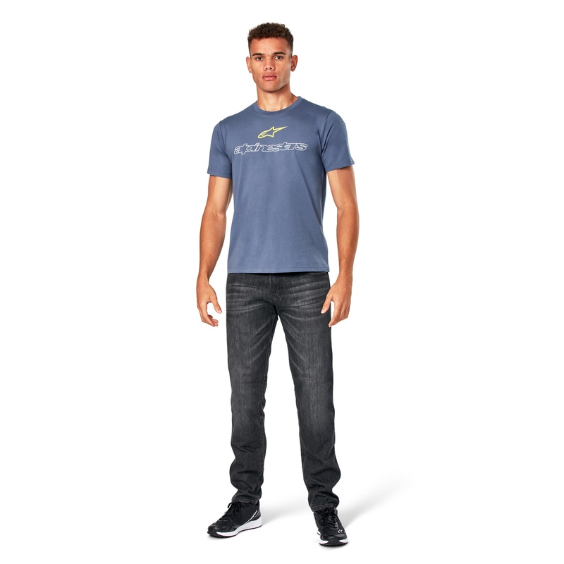 Tričko Alpinestars Linear Trace CSF modré
