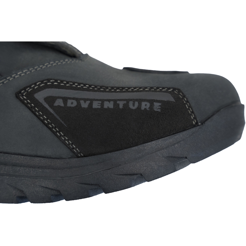 Street Racer Adventure Low WP Musta Moottoripyöräsaappaat