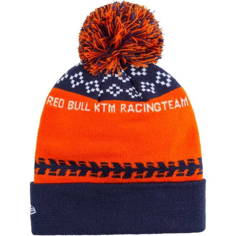 Čepice Red Bull KTM Winter Beanie modro-oranžová