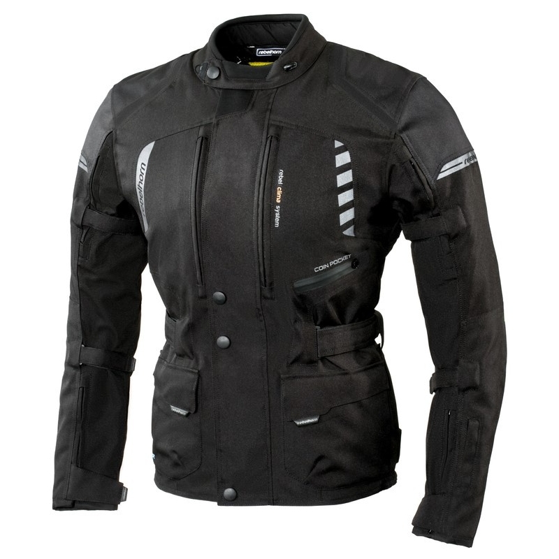 Moto-puku Rebelhorn Hiker II musta alennusmyynti