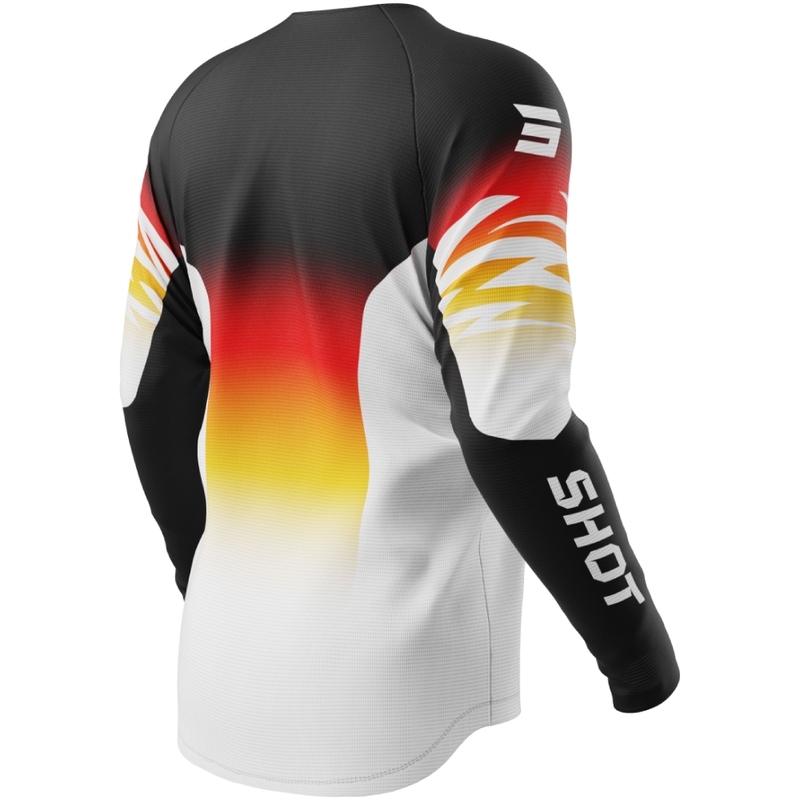 Lasten motocross paita Shot Draw X-Trem oranssi