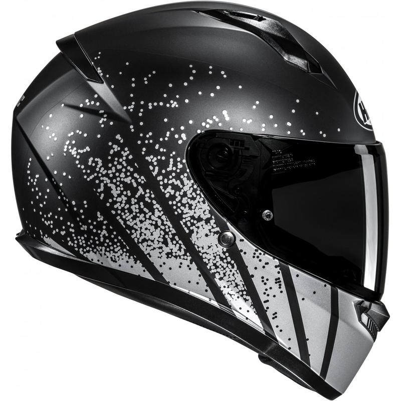 Integroitu moottoripyöräilykypärä HJC C10 Haven MC5SF musta-harmaa