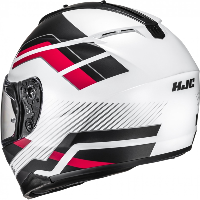 Integrální helma na motorku HJC C70N Belis MC1SF černo-bílo-červená