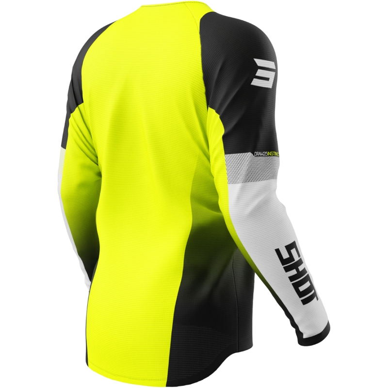 Motocross pelipaita Shot Draw Instinct fluo keltainen