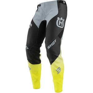 Shot Aerolite HVA Motocross-housut musta ja harmaa