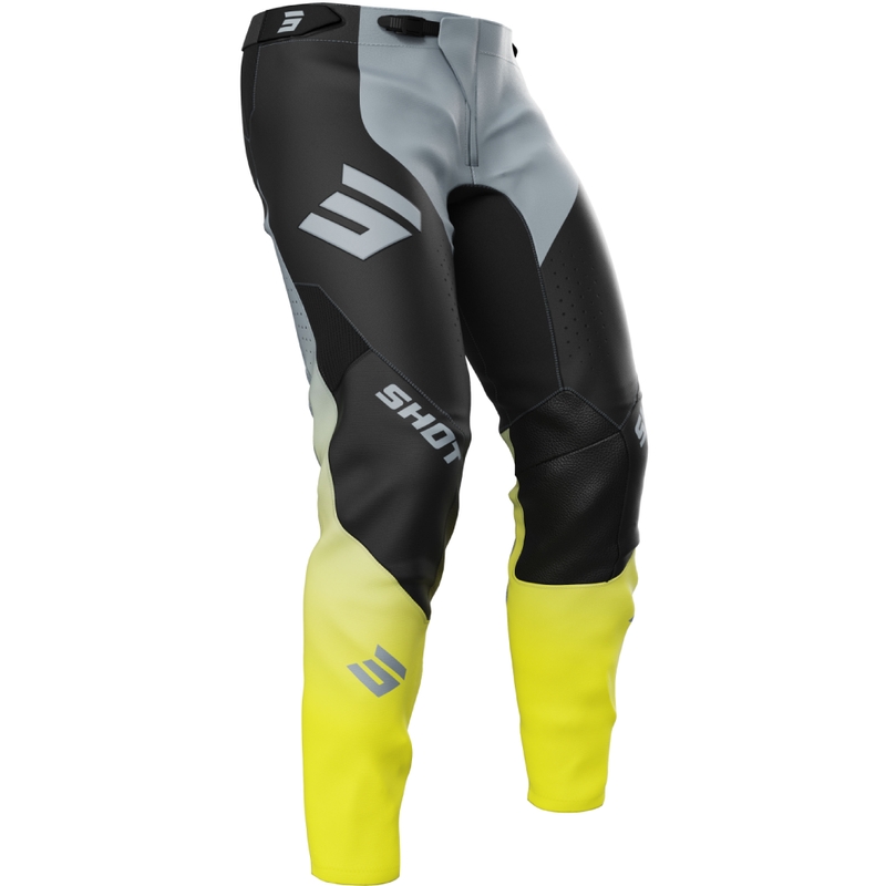 Shot Aerolite HVA Motocross-housut musta ja harmaa