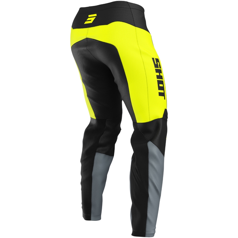 Shot Devo League motocross housut fluo keltainen
