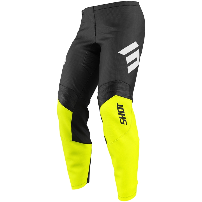 Motocross housut Shot Draw Vaisto fluo keltainen