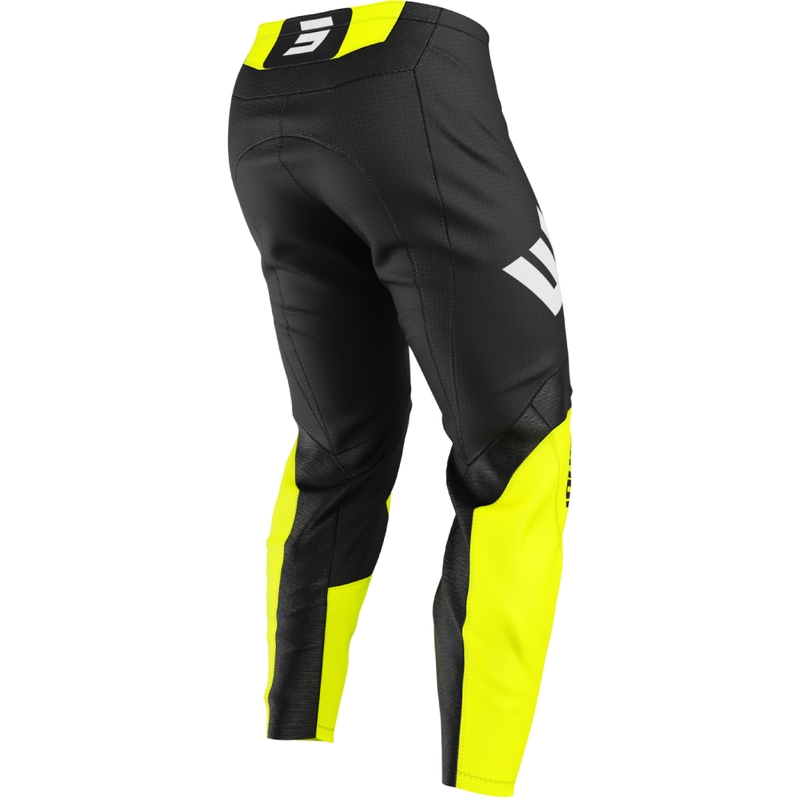 Motocross housut Shot Draw Vaisto fluo keltainen