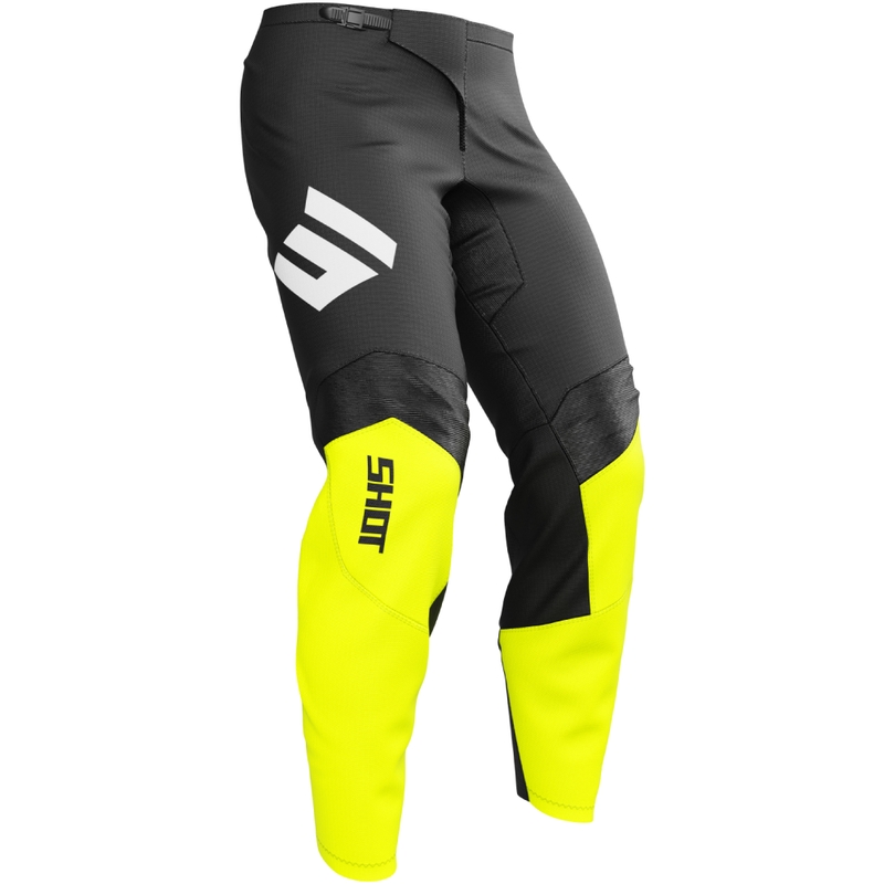 Motocross housut Shot Draw Vaisto fluo keltainen